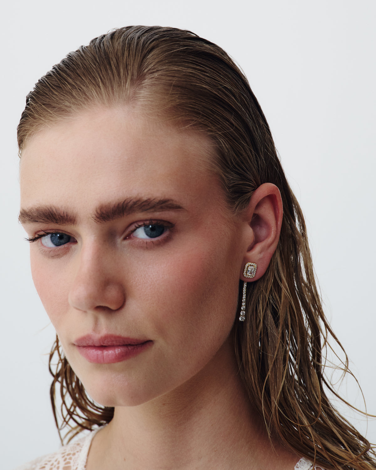 THE DUO EARRINGS PLATED GOLD