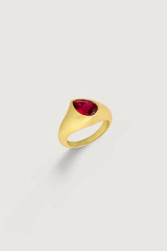TEAR PINKY RING