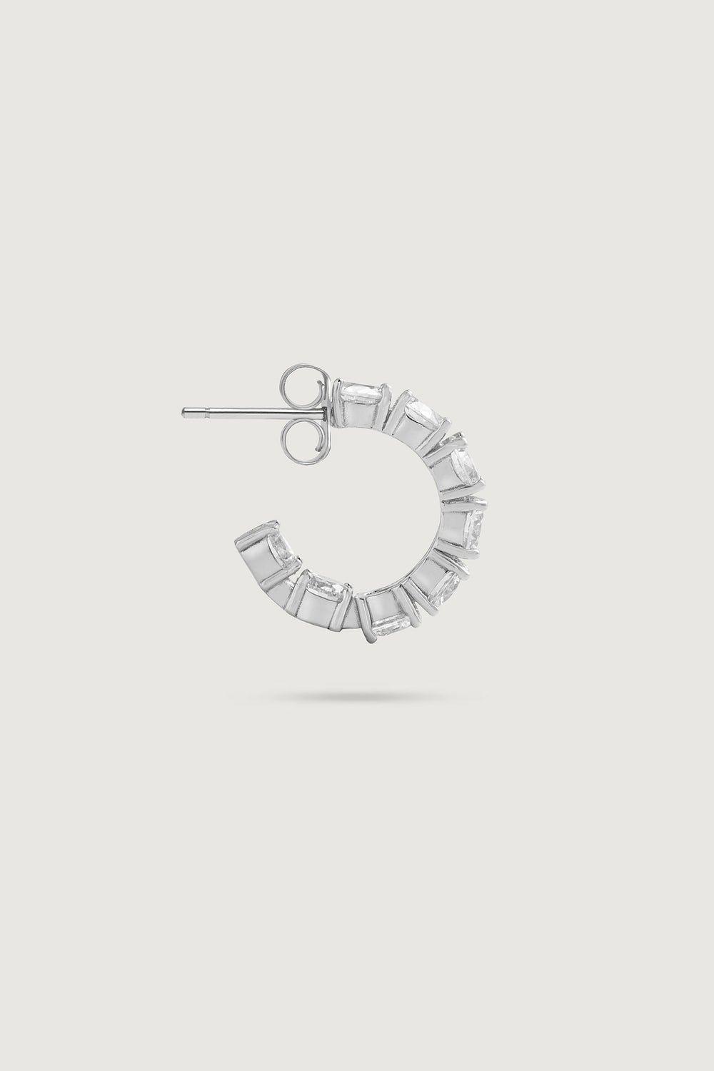 THE STAPLE EARRINGS SILVER