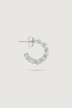 THE STAPLE EARRINGS SILVER