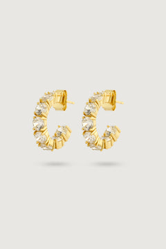 THE STAPLE EARRINGS GOLD