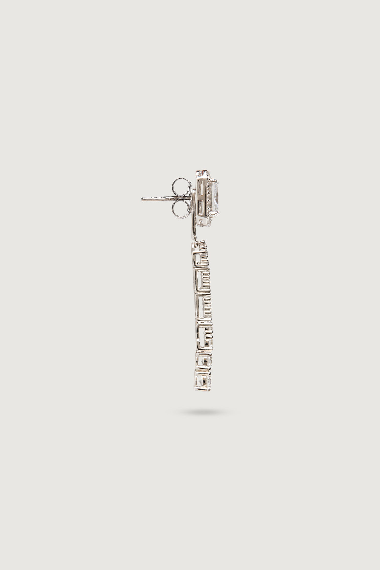 THE DUO EARRINGS SILVER