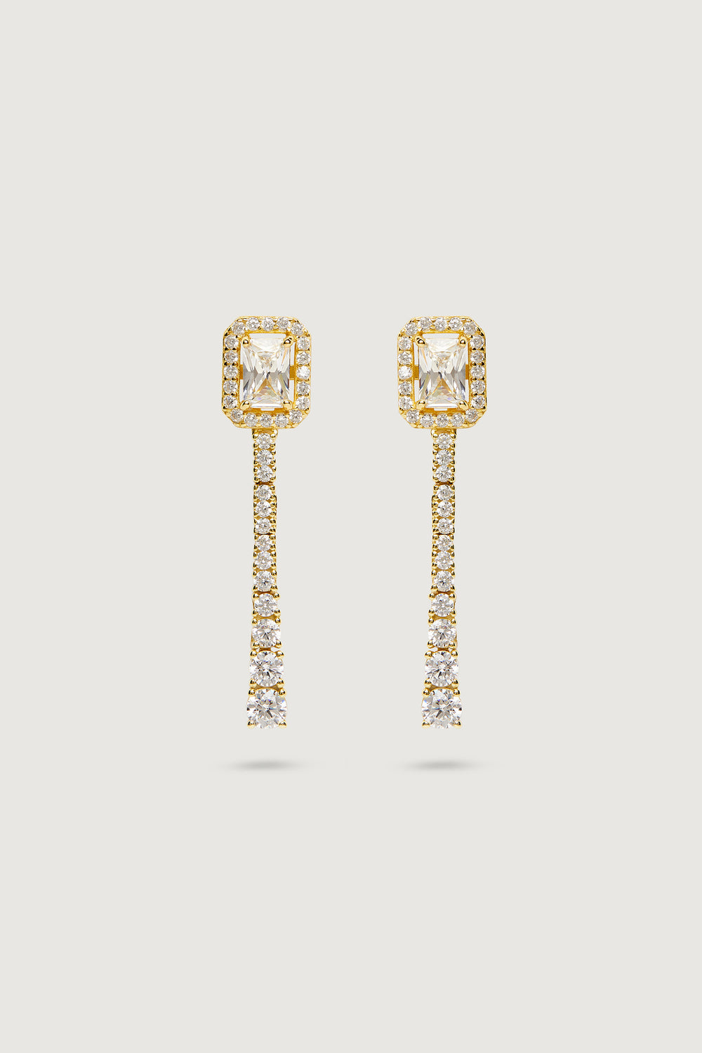THE DUO EARRINGS PLATED GOLD