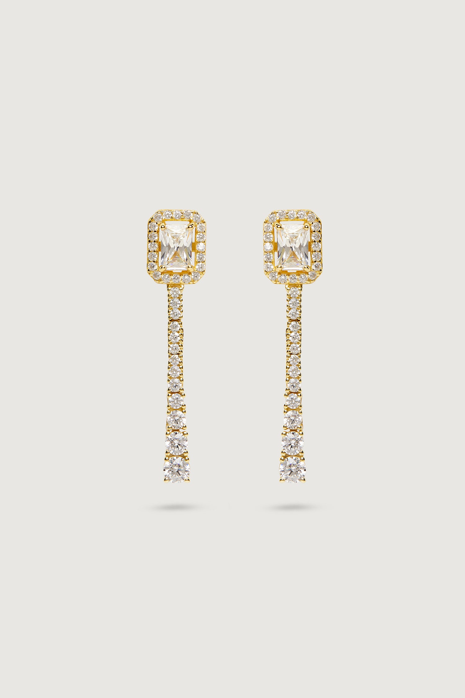 THE DUO EARRINGS PLATED GOLD