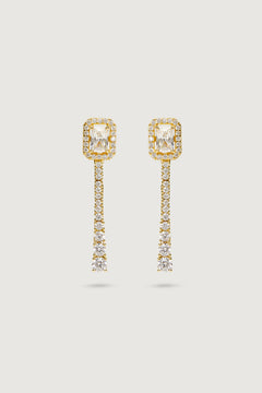 THE DUO EARRINGS PLATED GOLD