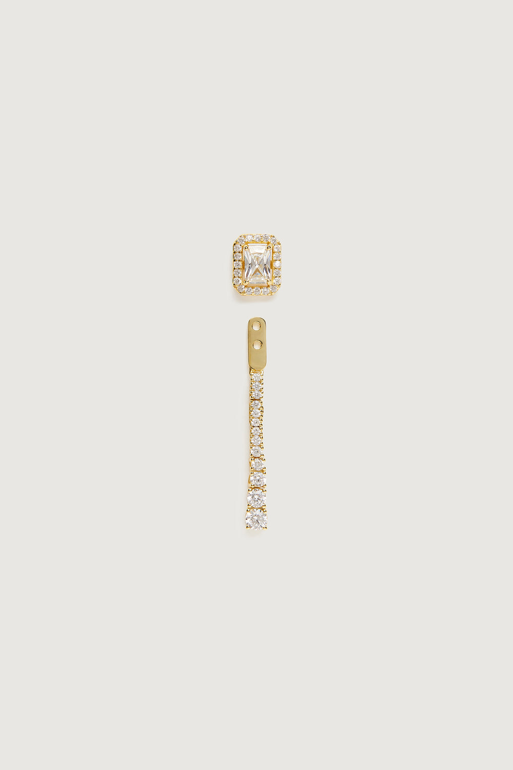 THE DUO EARRINGS PLATED GOLD