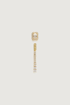 THE DUO EARRINGS PLATED GOLD