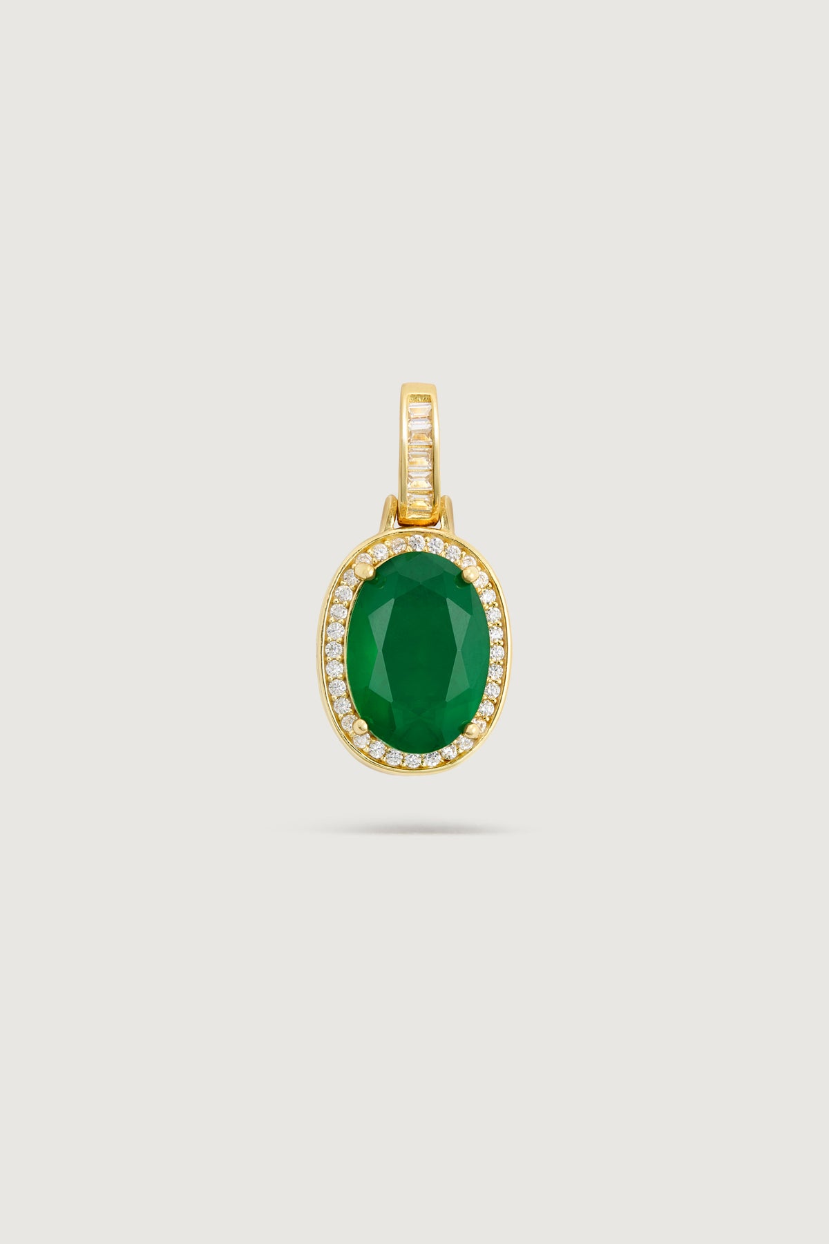 THE OVAL PENDANT VERDE