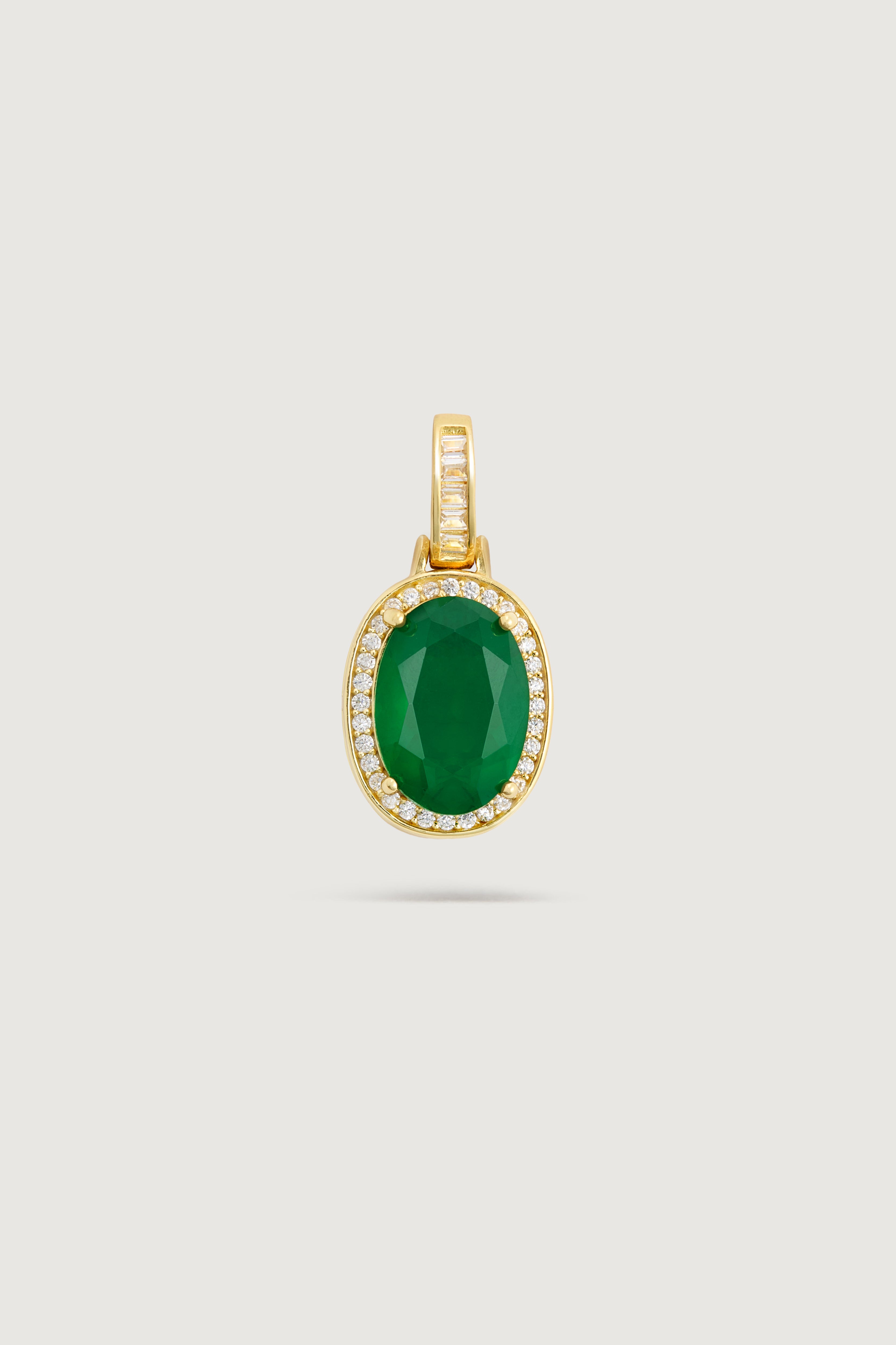 THE OVAL PENDANT VERDE
