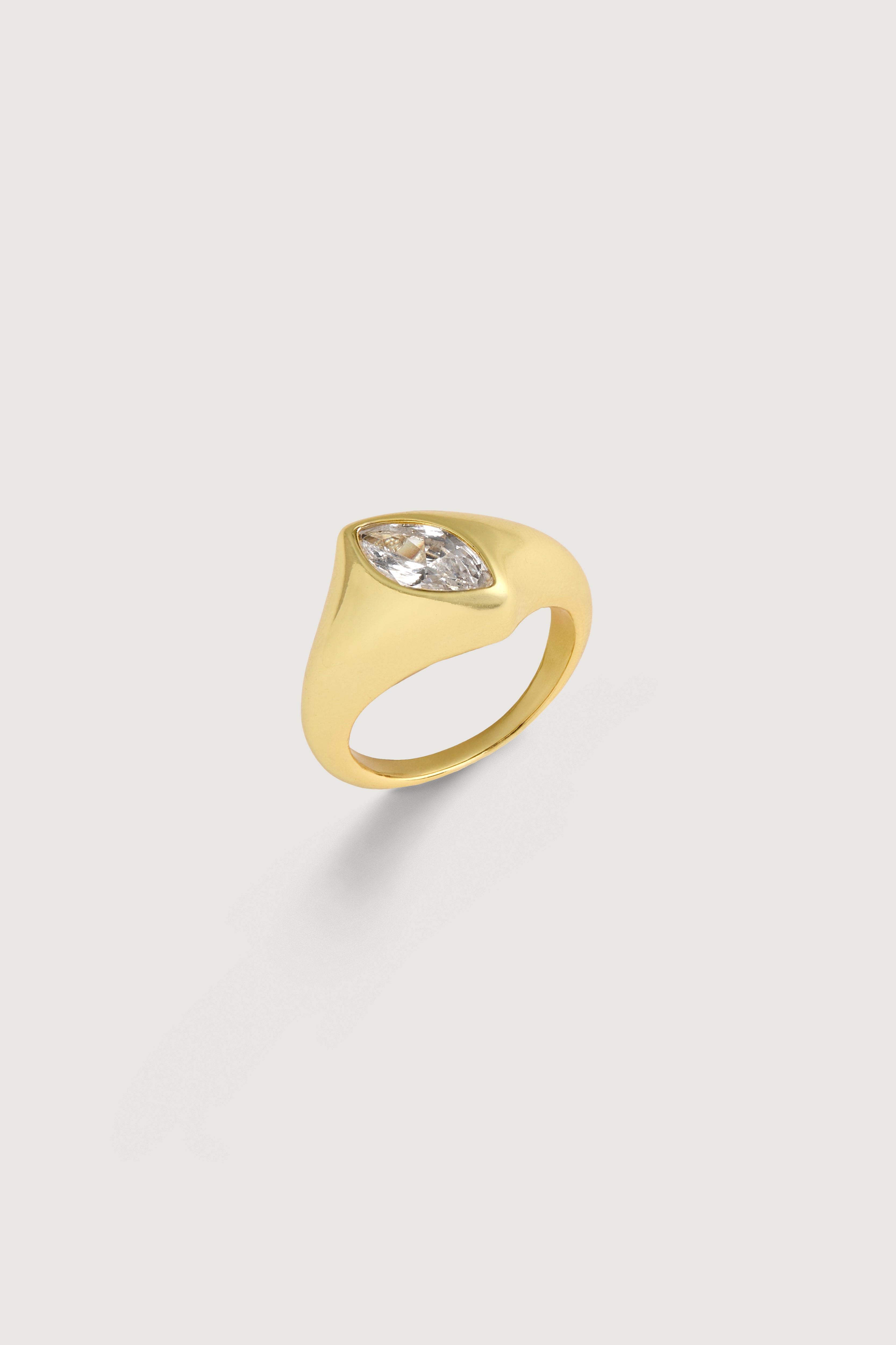 MARQUISE PINKY RING