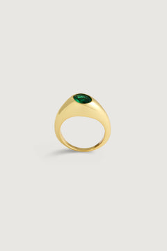 OVAL PINKY RING