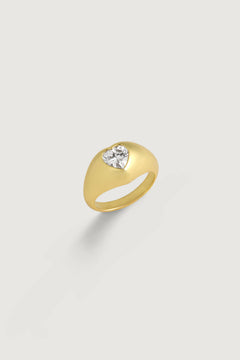 HEART PINKY RING GOLD