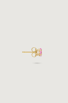 MIDI OVAL STUD PINK
