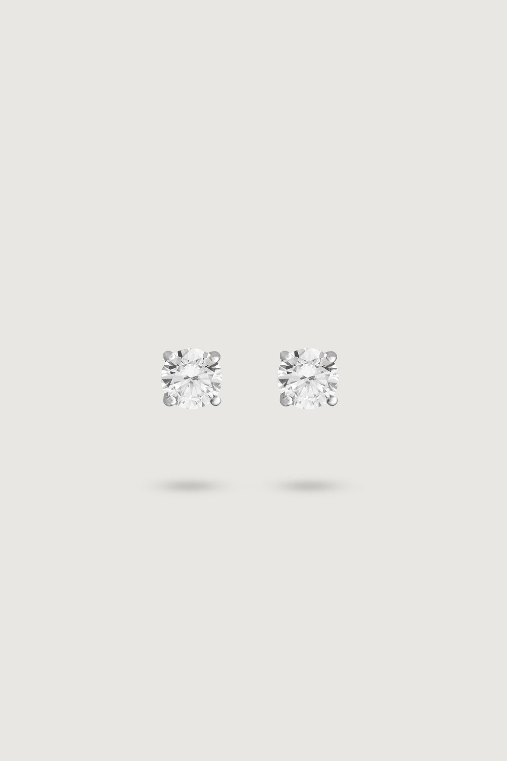 MIDI ROUND STUD WHITE