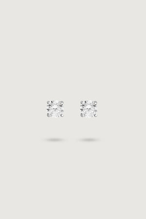 MIDI ROUND STUD WHITE
