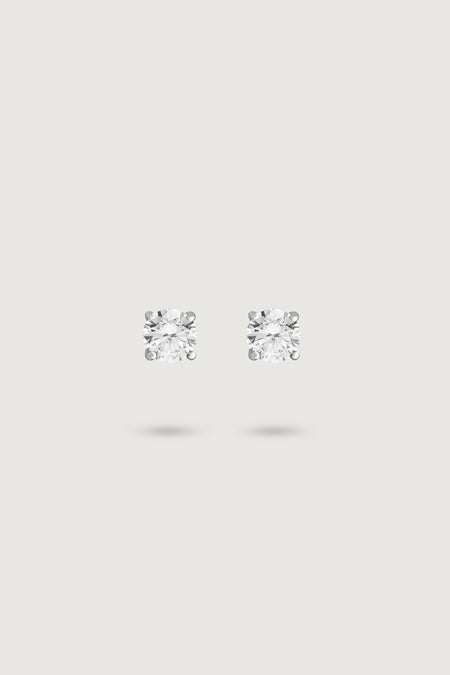 MIDI ROUND STUD WHITE