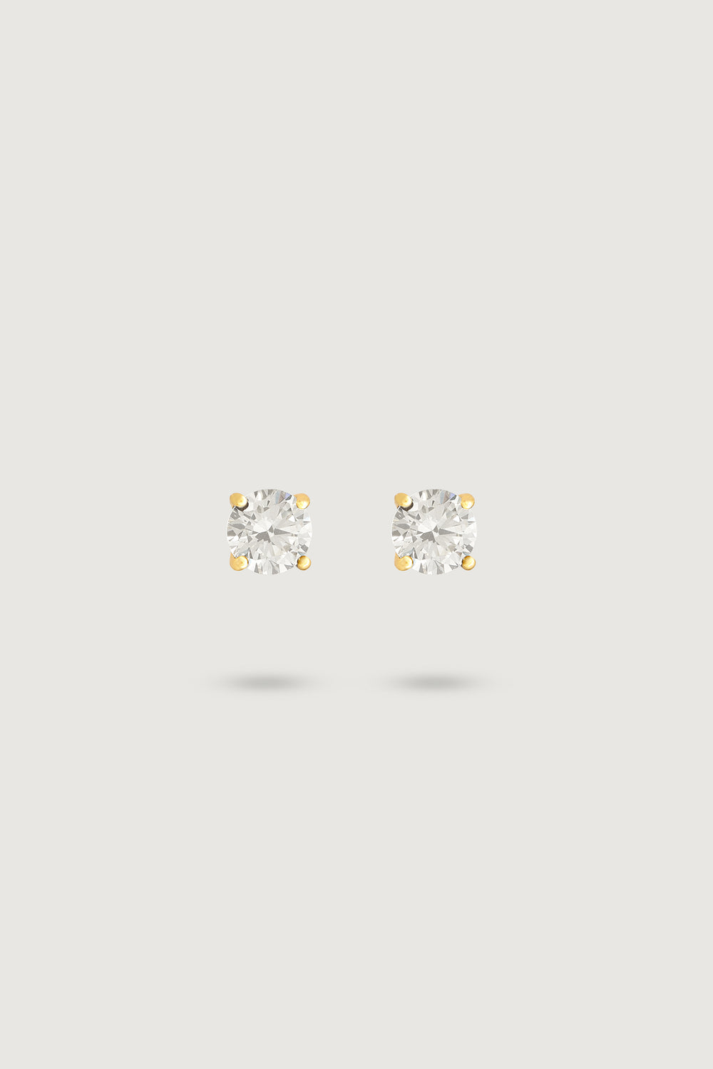 MIDI ROUND STUD IVORY