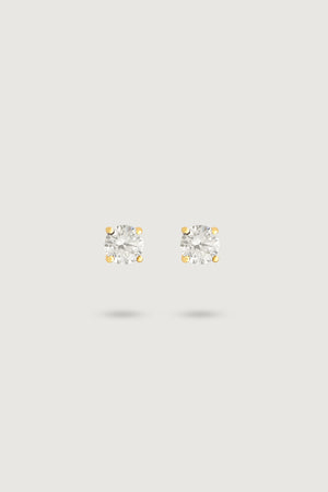 MIDI ROUND STUD IVORY