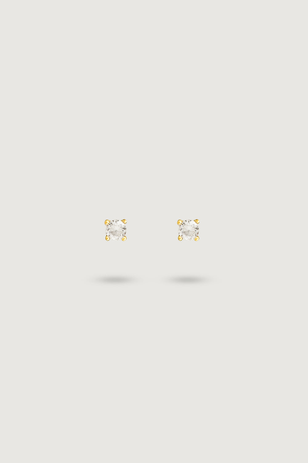 MINI ROUND STUD IVORY