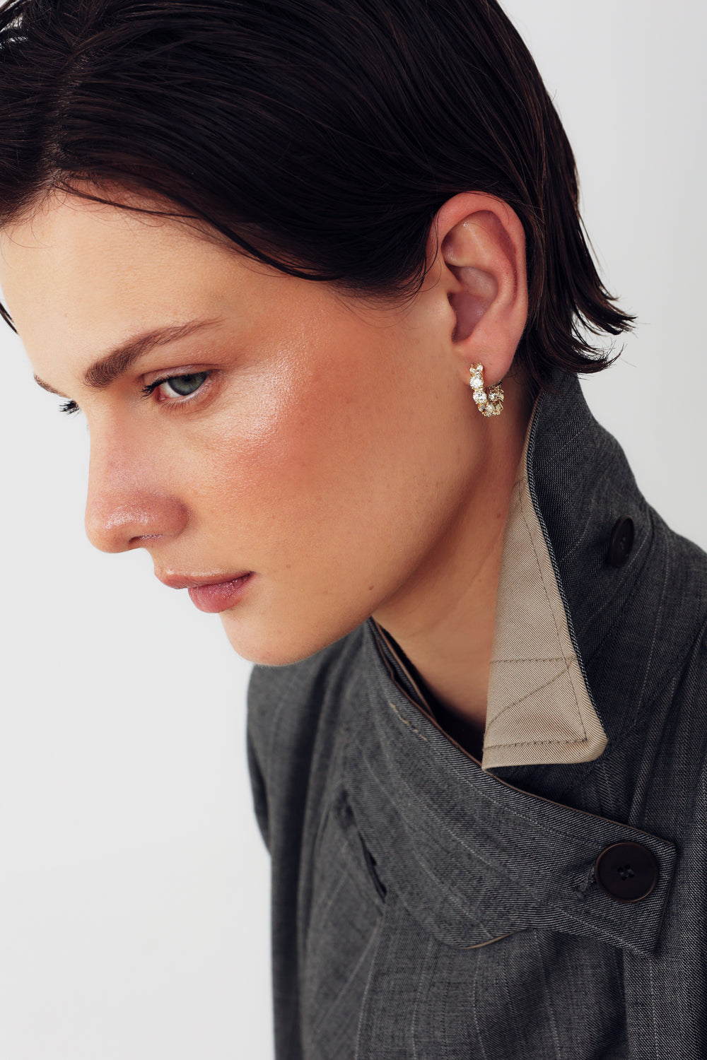 THE STAPLE EARRINGS GOLD