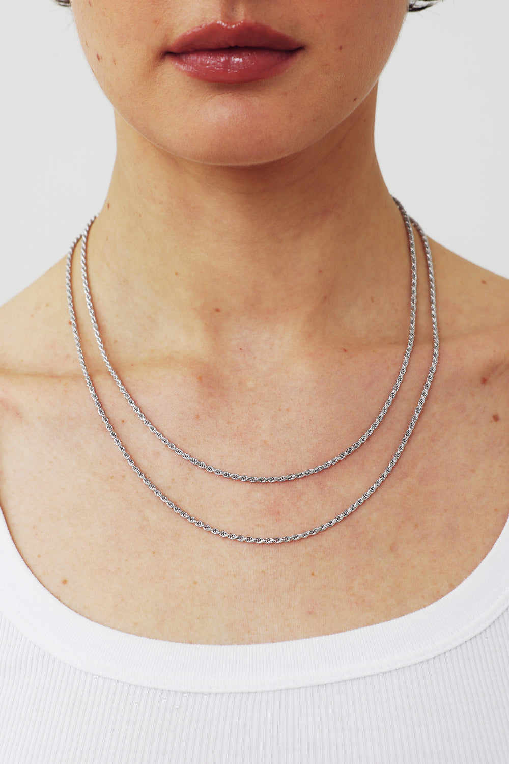 THE FUNETTA CHAIN SILVER LONG