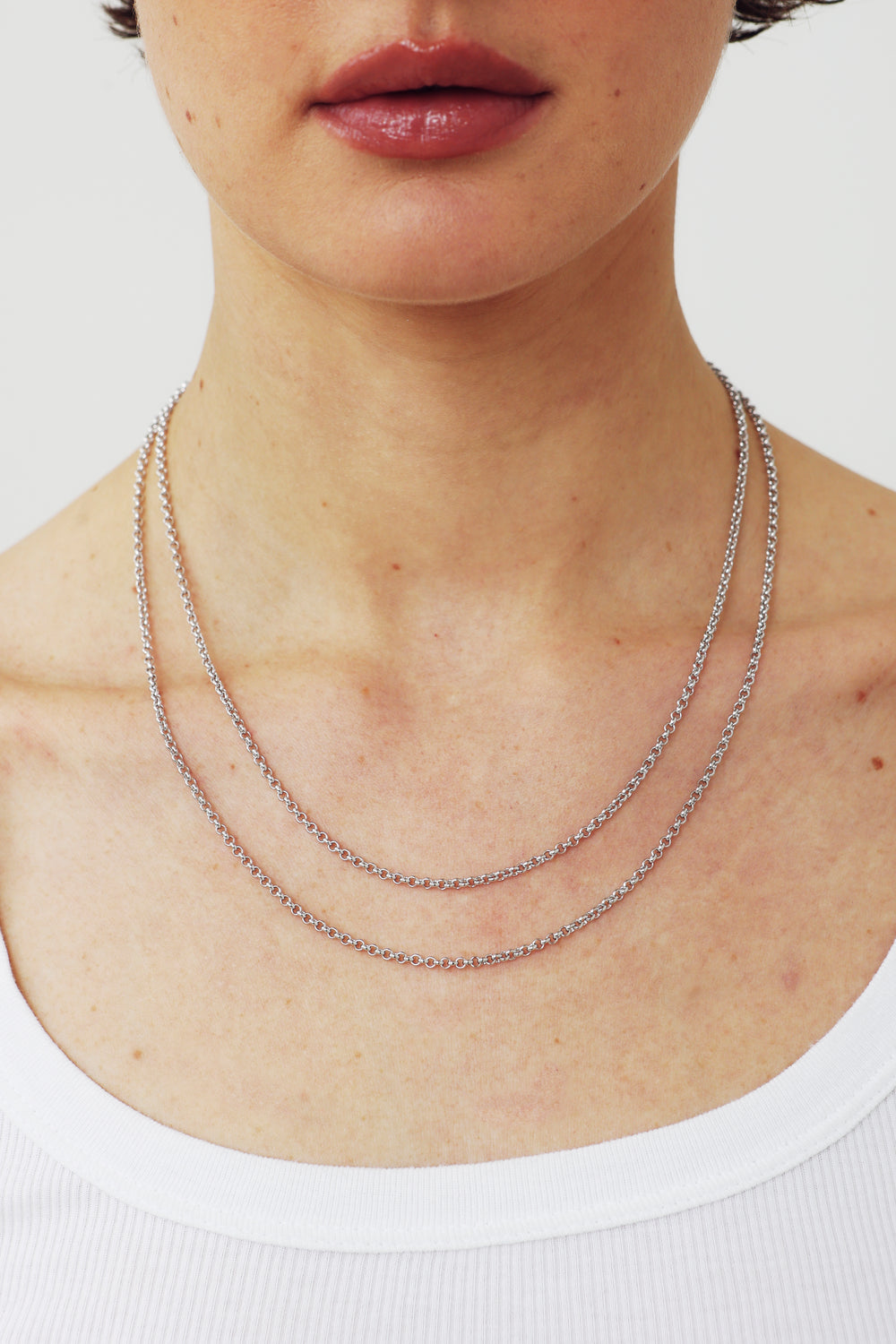 THE ROLO' CHAIN SILVER LONG