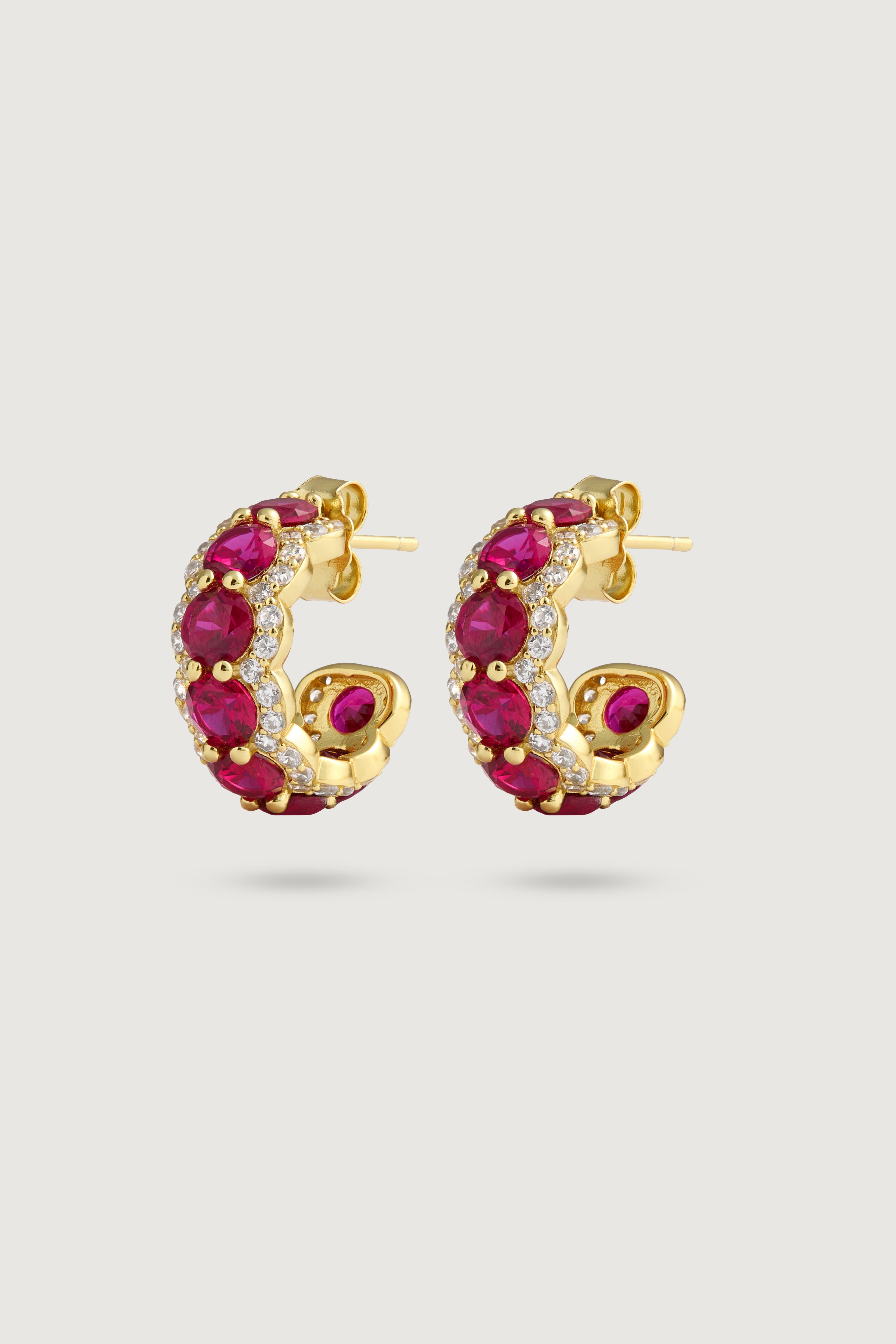 THE GRACE EARRINGS ROSSO