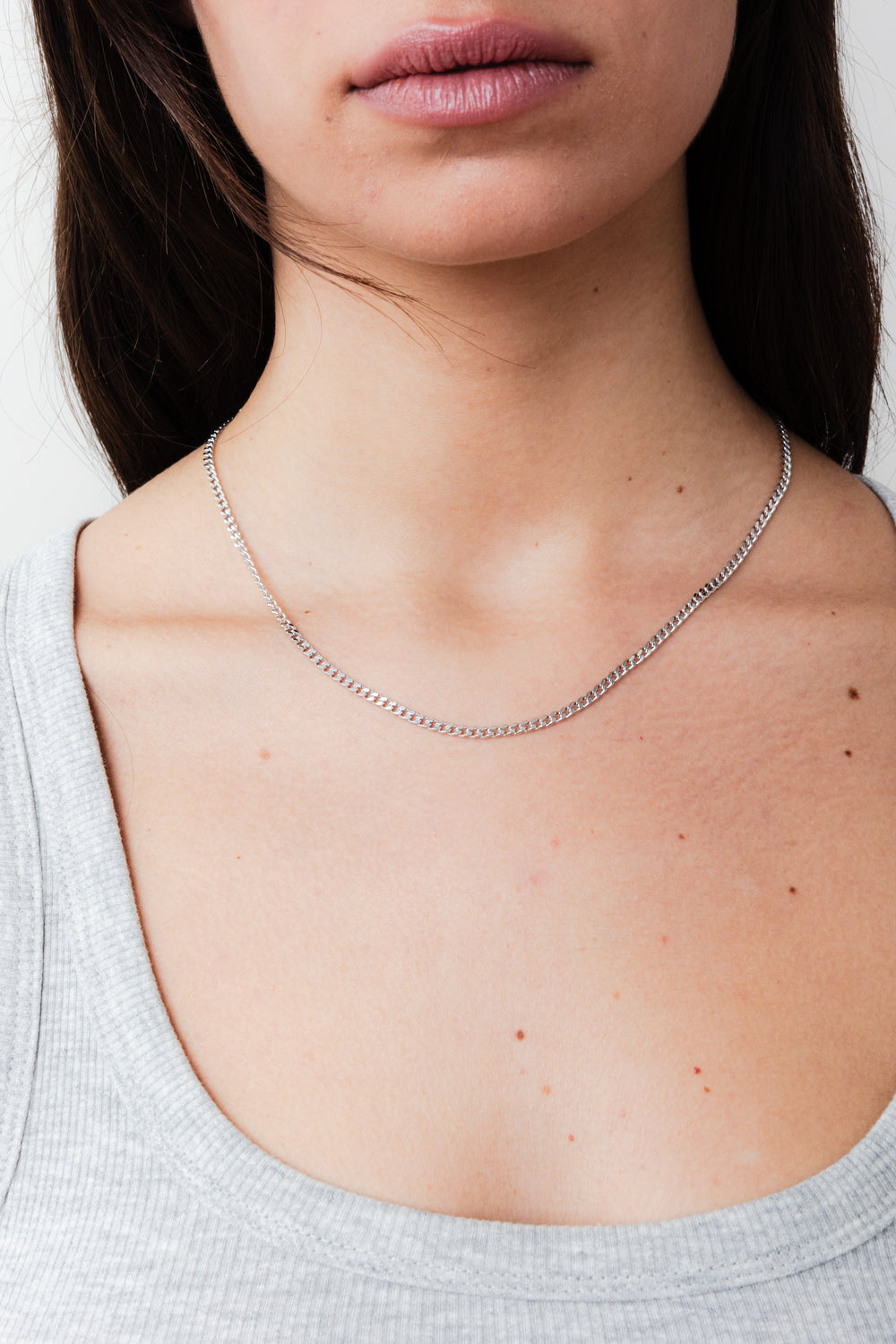 THE GRUMETTA CHAIN SILVER SHORT