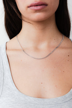 THE GRUMETTA CHAIN SILVER SHORT