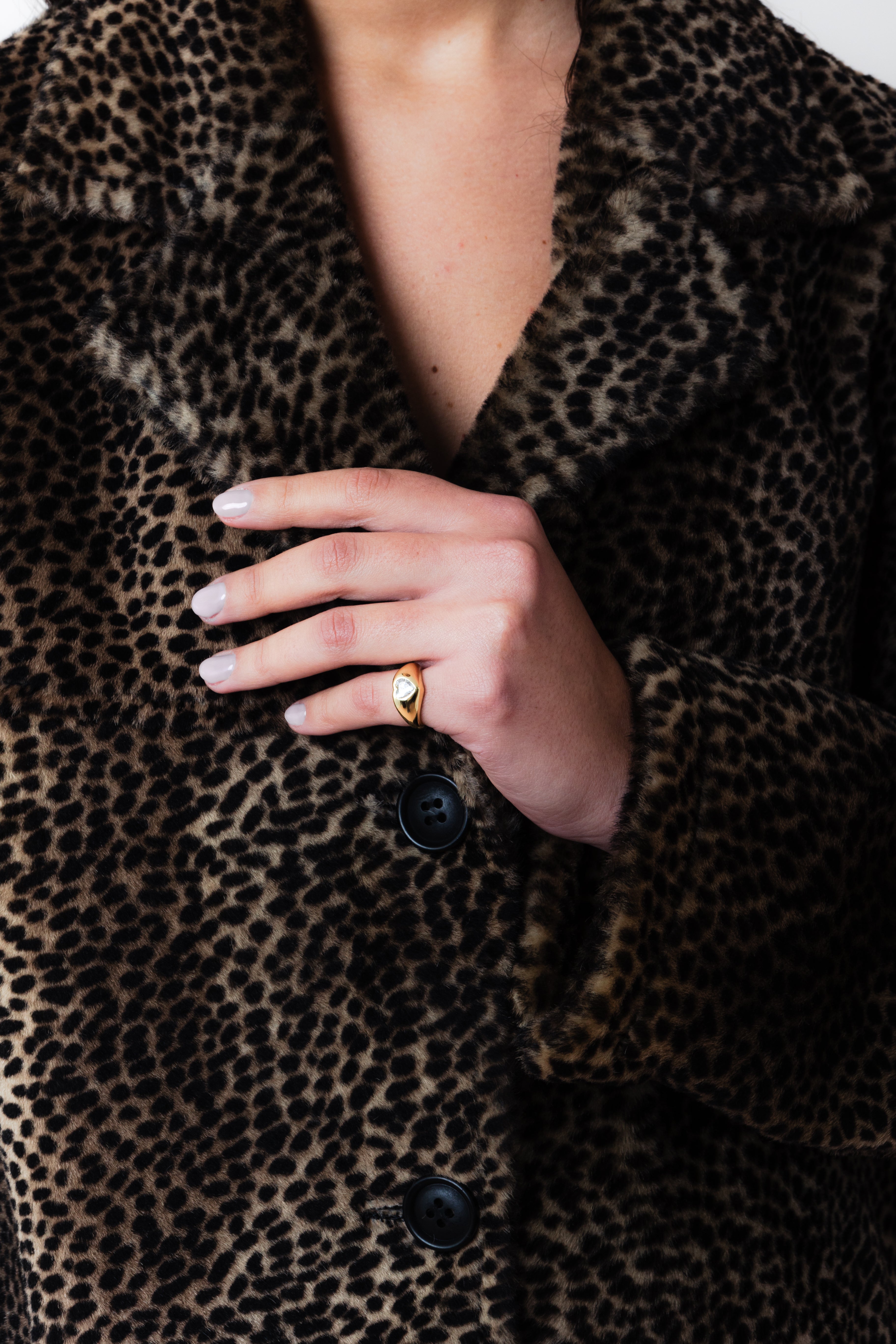 HEART PINKY RING GOLD