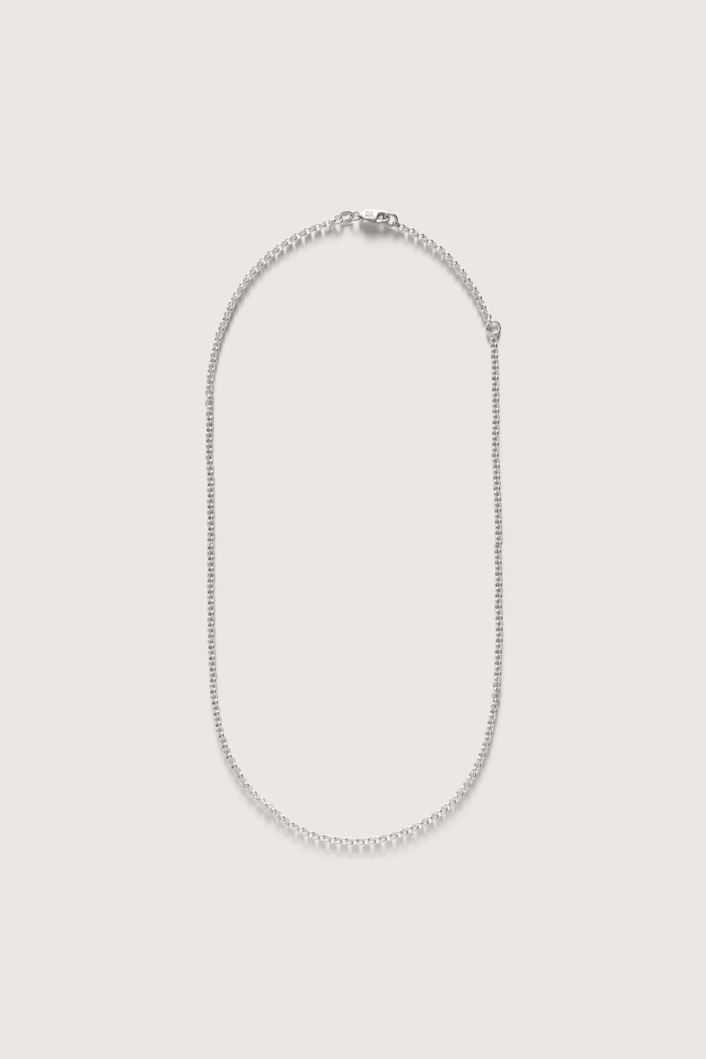 THE ROLO' CHAIN SILVER LONG