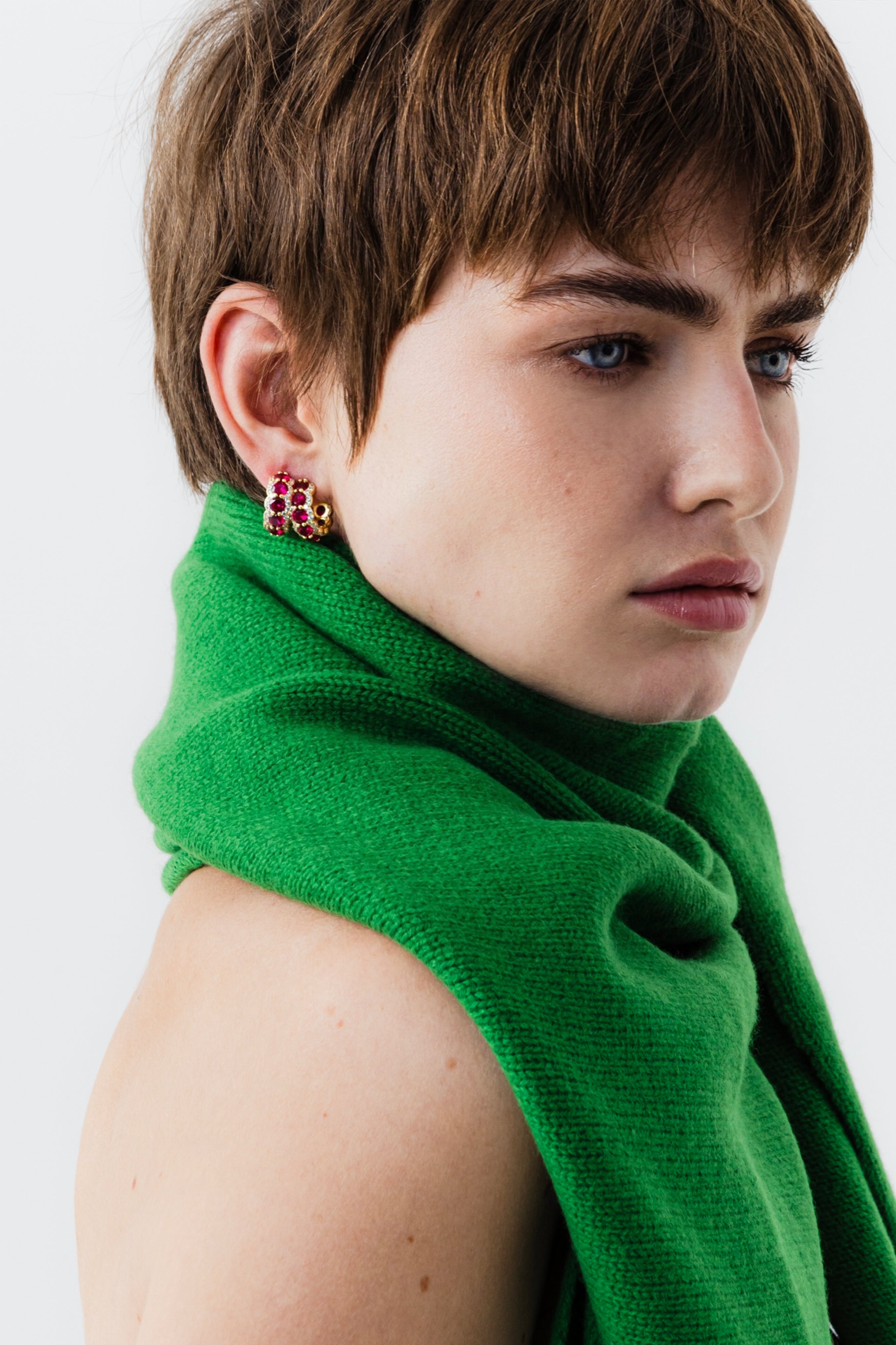 THE GRACE EARRINGS ROSSO