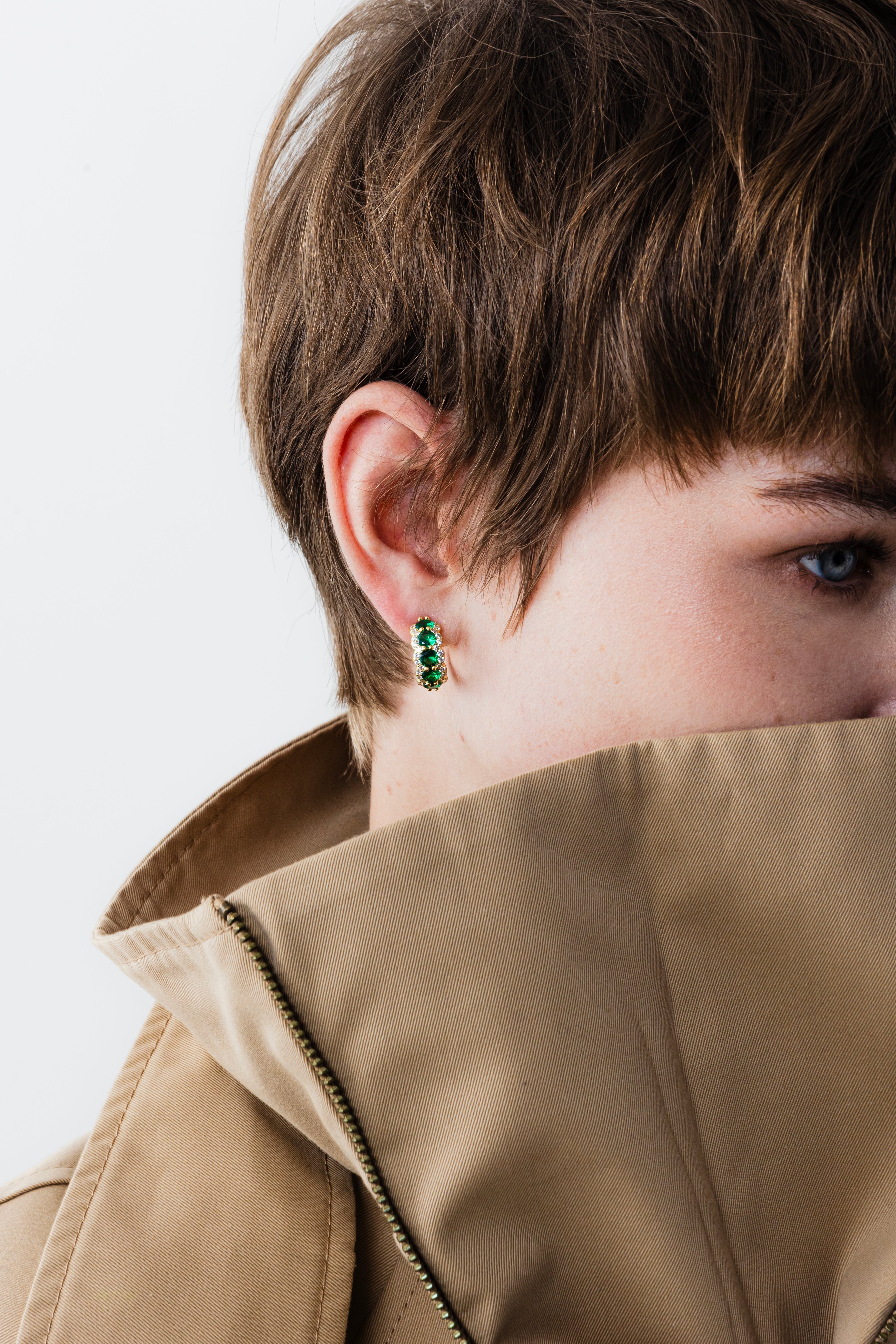 THE GRACE EARRINGS VERDE