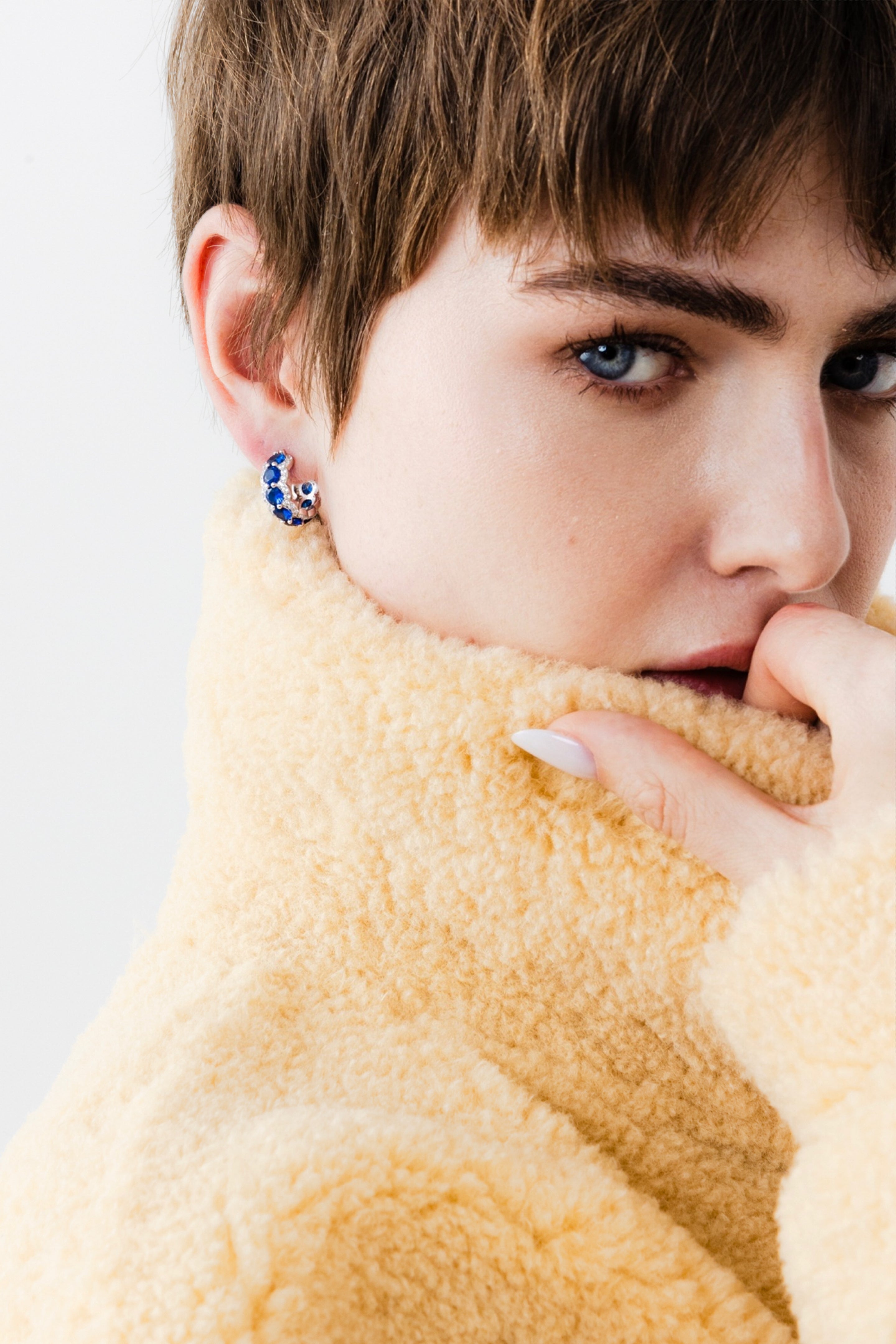 THE GRACE EARRINGS BLU