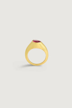 TEAR PINKY RING